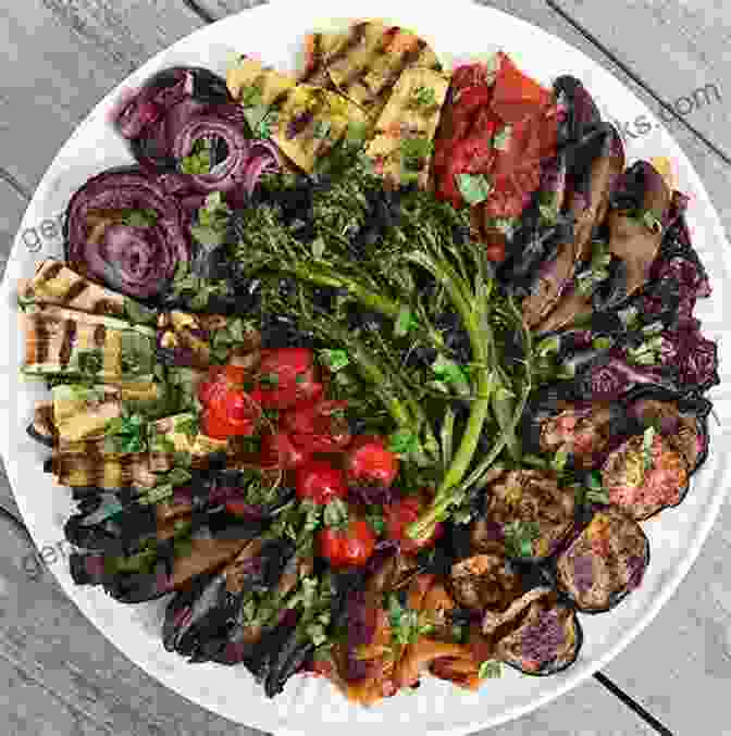 A Mouthwatering Platter Of Colorful Vegetarian Dishes, Featuring Roasted Vegetables, Grilled Tofu, And Fresh Salads. VEGETARIAN DIET: Top 500 Vegetarian Recipes (Vegetarian Weight Loss Vegetarian Recipes Vegetarian For Beginners Vegetarian Diet For Beginners Vegetarian Diet Vegetarian Slow Cooker