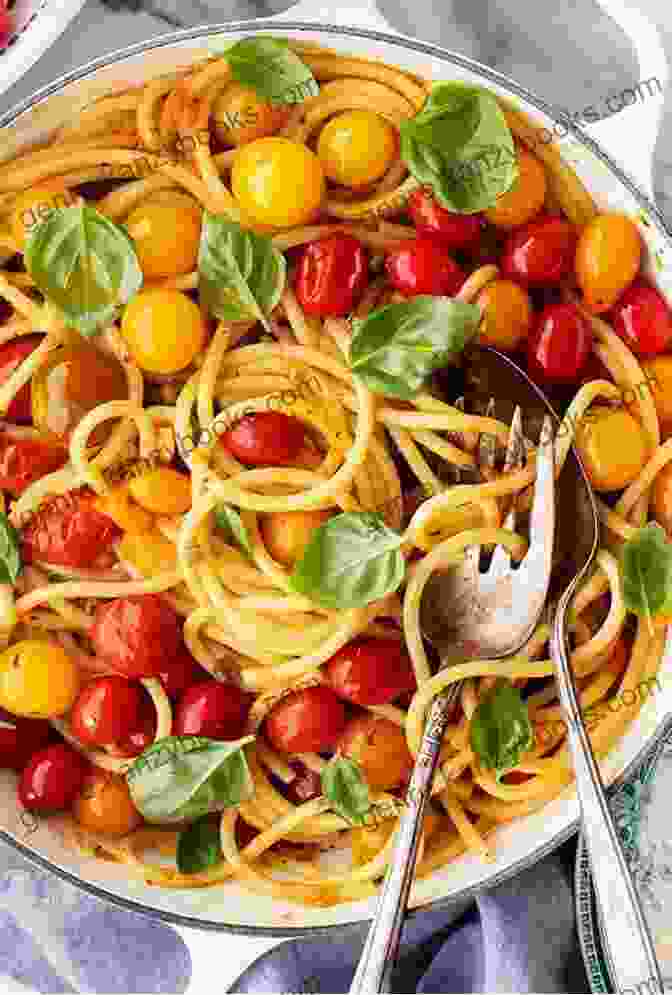 A Plate Of Colorful Pasta, Topped With A Flavorful Tomato Sauce, Grilled Vegetables, And Fresh Herbs. VEGETARIAN DIET: Top 500 Vegetarian Recipes (Vegetarian Weight Loss Vegetarian Recipes Vegetarian For Beginners Vegetarian Diet For Beginners Vegetarian Diet Vegetarian Slow Cooker