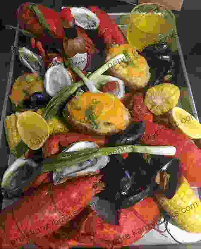 A Tantalizing Platter Of Freshly Caught Seafood, Including Lobsters, Mussels, Oysters, And Clams Martha S Vineyard Cookbook: Over 250 Recipes And Lore From A Bountiful Island