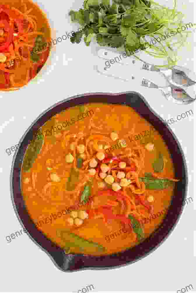 Coconut Curry With Bell Peppers, Carrots, Broccoli, Turmeric, Cumin, And Coriander The Calm Kitchen: Mindful Recipes To Feed Body And Soul