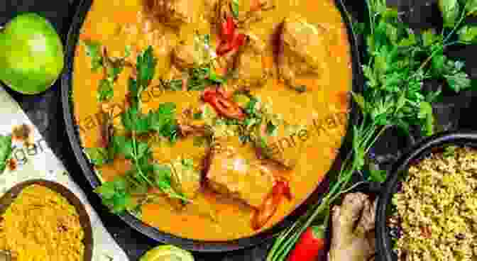 Pot Of Gaeng Daeng Gai, A Rich And Spicy Chicken Curry Asian Bowls Cookbook: Asian Cooking With Delicious And Juicy Poultry Recipes Everyone Should Try (Asian Tastes 7)